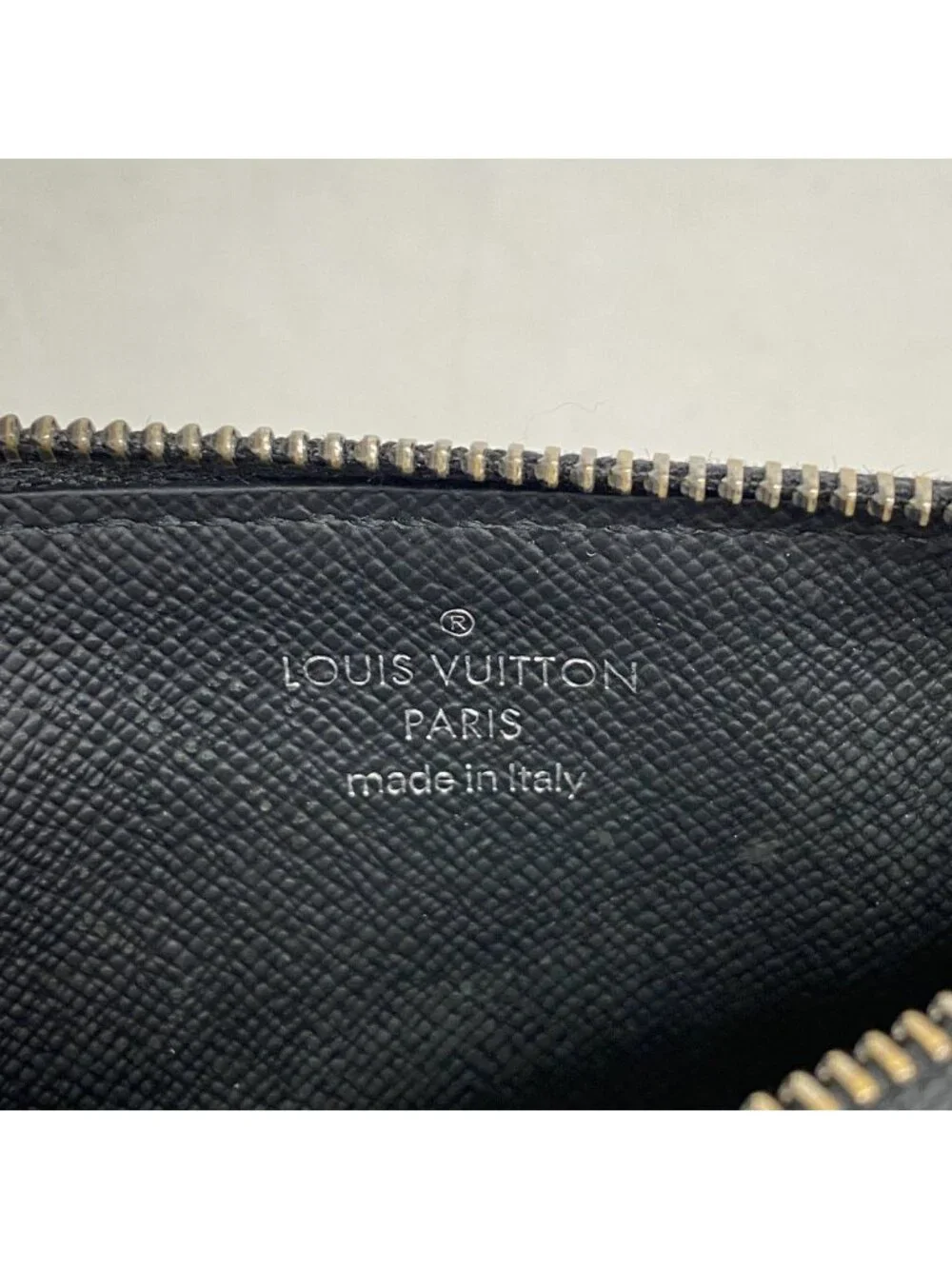 Louis Vuitton Coin Case Monogram Eclipse Card Holder Black